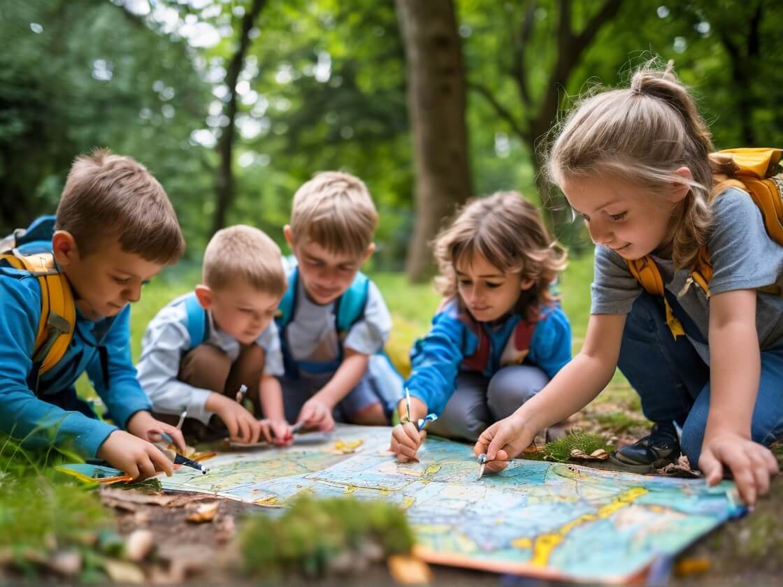 Localização e Orientação para Crianças: Aprendendo a Navegar