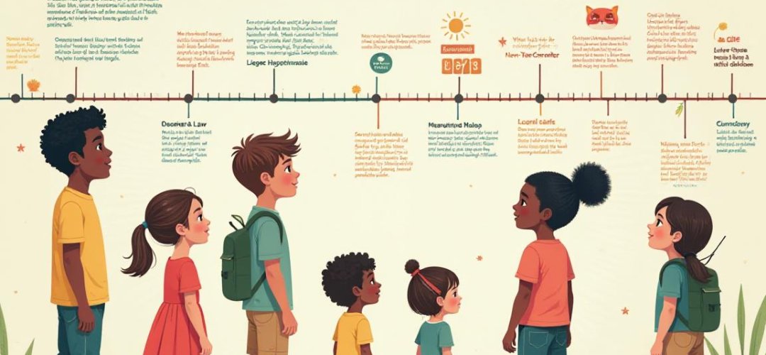 Aprendendo sobre o Tempo e a Cronologia para Crianças